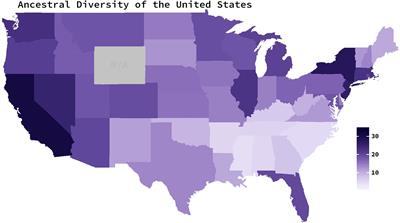 Living in ancestrally diverse states of the United States is associated with greater vagal tone